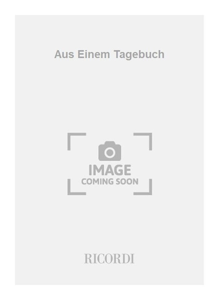 Aus Einem Tagebuch